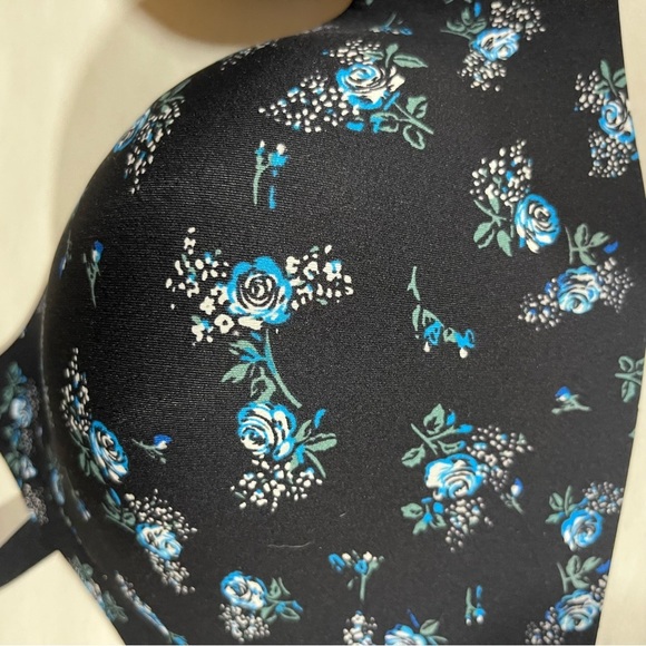 Knix x Anna Sui WingWoman Black Floral Contour Bra 36DD - Picture 2 of 12